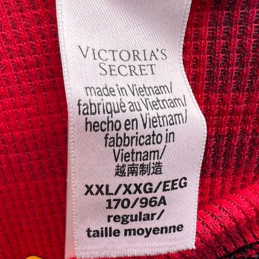 VICTORIA’S SECRET Thermal PJ’s Pajama Set Victoria's Secret Women’s XXL NWT NEW - Picture 13 of 16